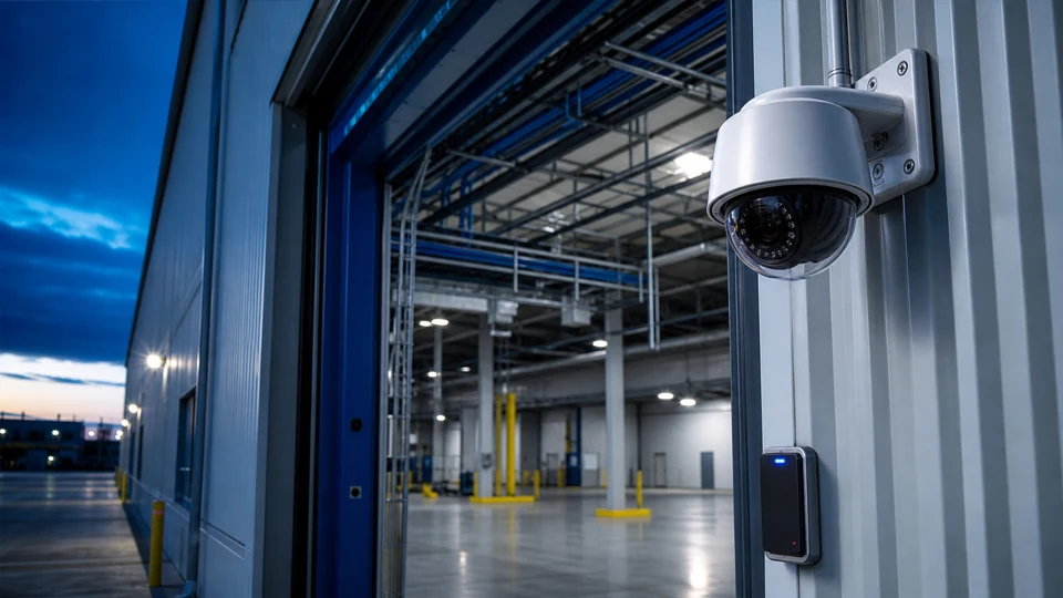 Industrial security camera coverage for a Tampa facility