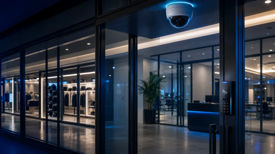 Security camera coverage for a Tampa retail and office property