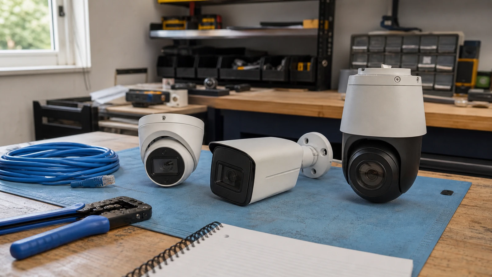 Camera technology articles for night visibility, PTZ, AI-assisted video, wireless setup, and CCTV planning