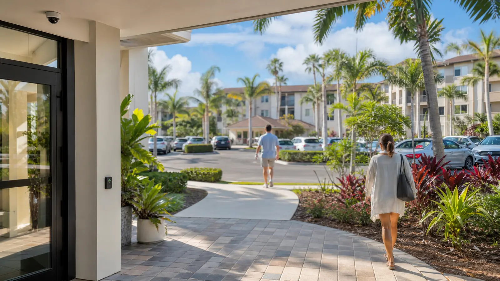 Managed community IP video surveillance for common areas