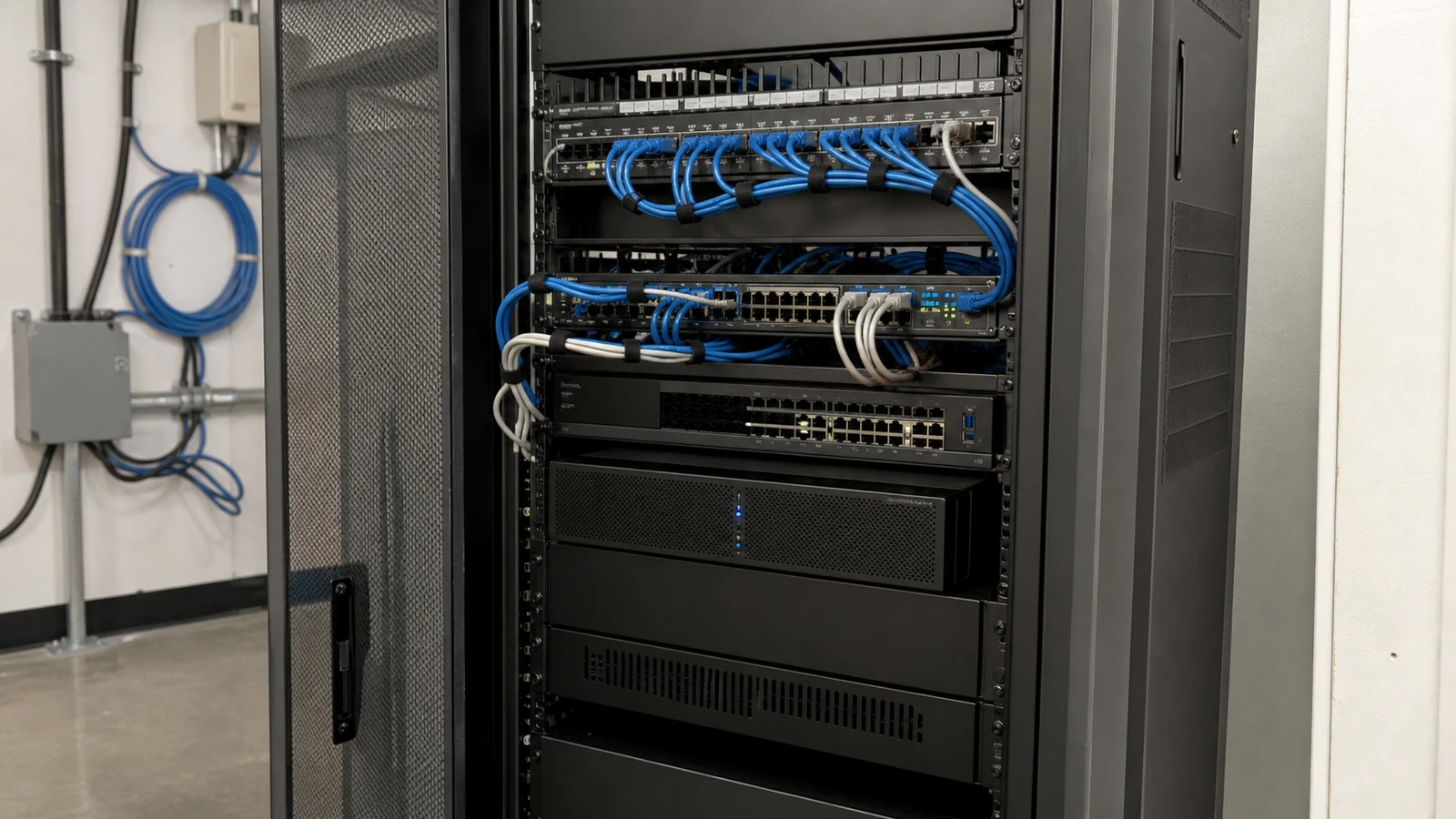 PoE switching and networked camera equipment for IP video surveillance