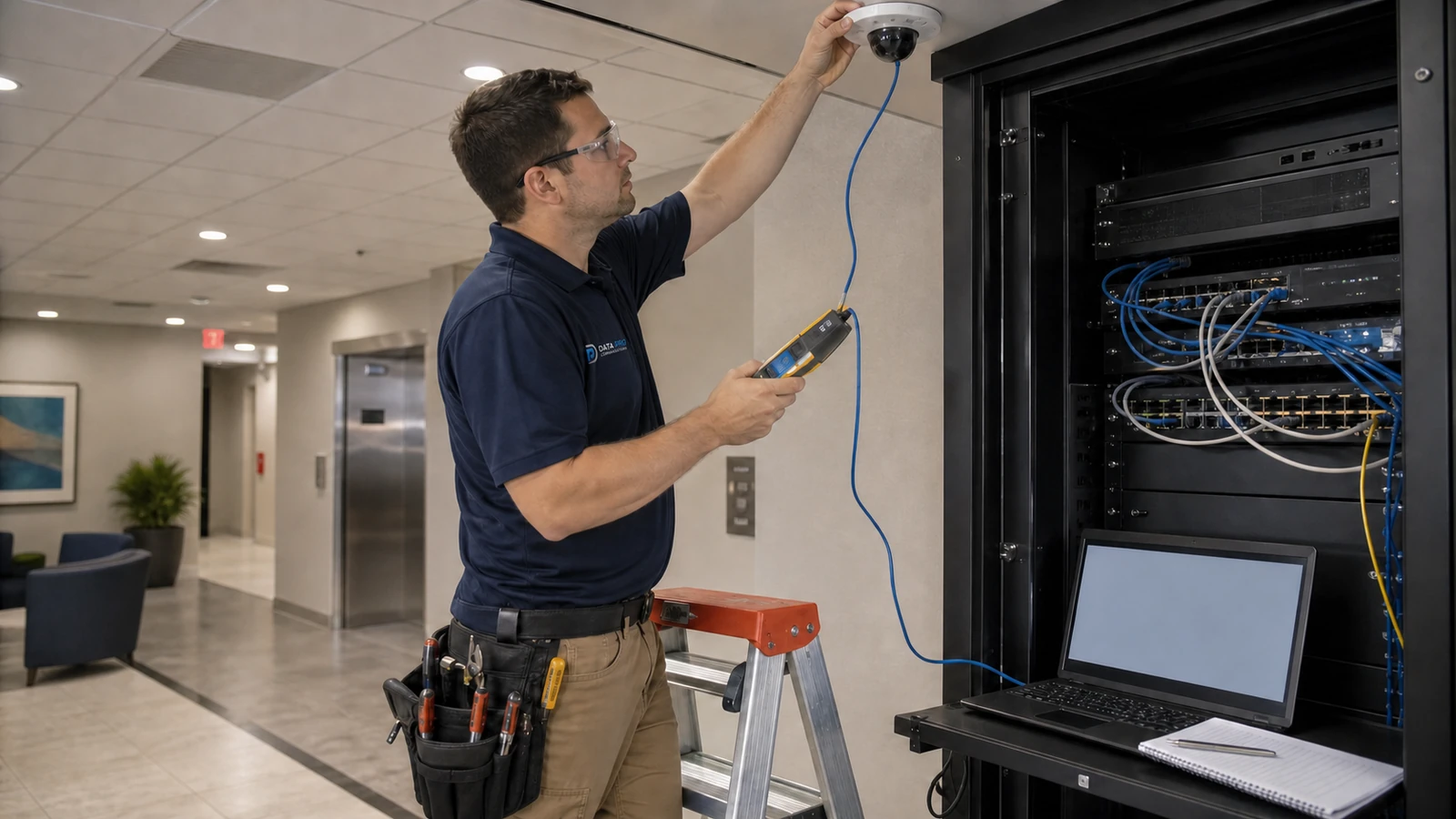 Security camera troubleshooting service for a Tampa Bay commercial property