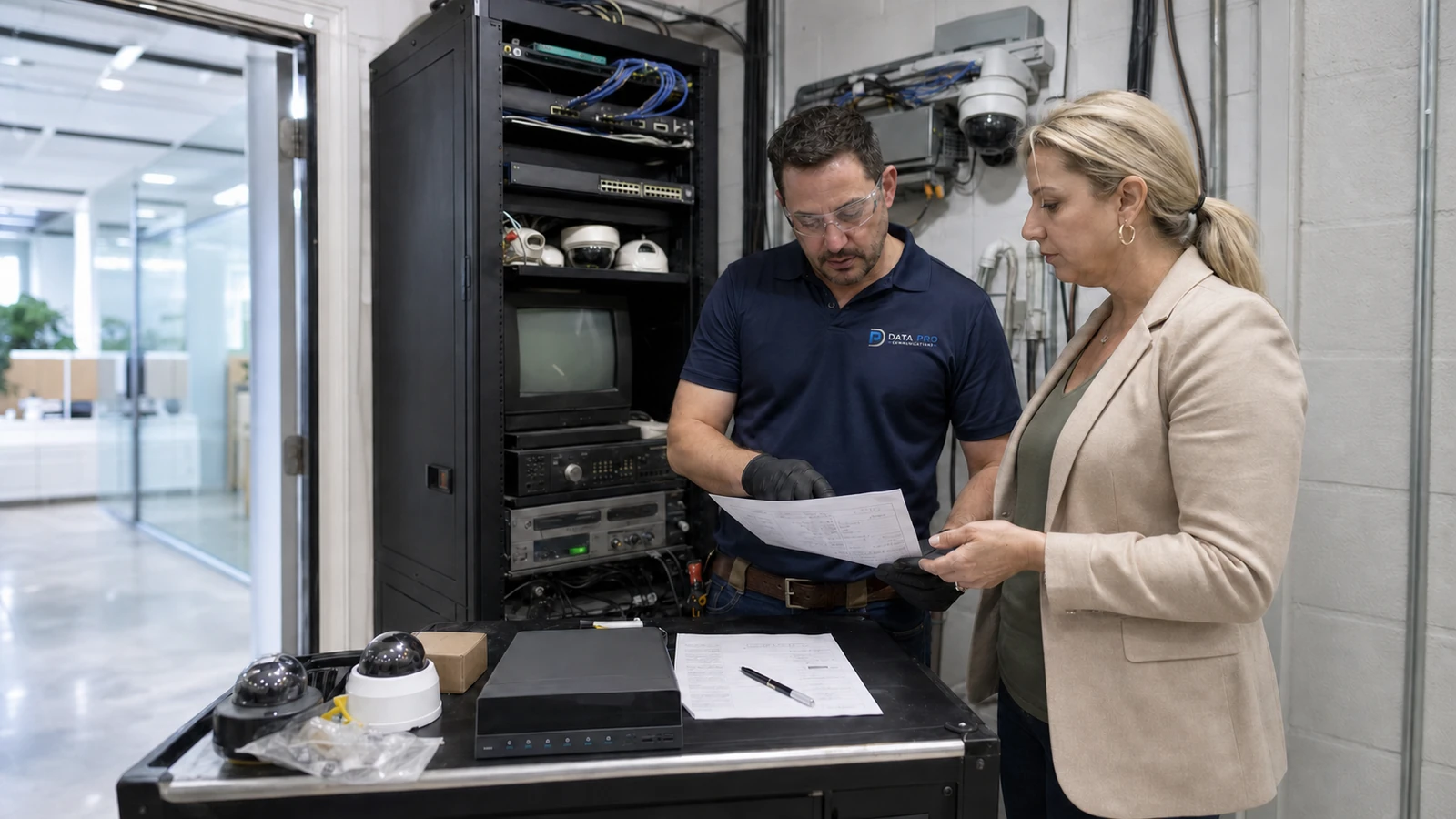 Security camera system upgrade assessment for a Tampa Bay commercial property