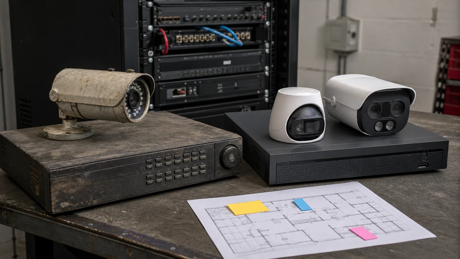 Modern NVR and camera replacement planning for an existing surveillance system