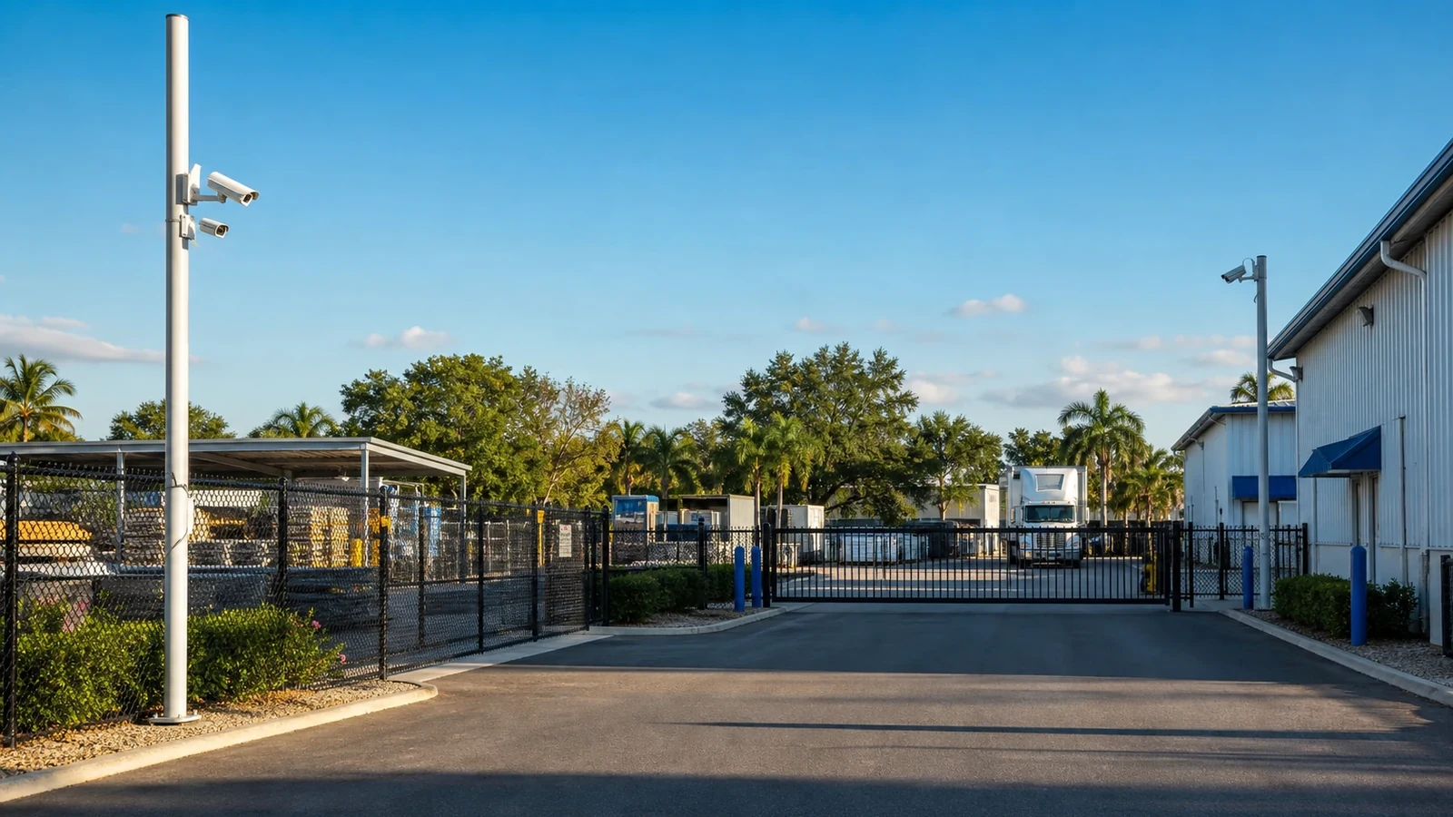 Security camera installation details for Largo business and managed property coverage