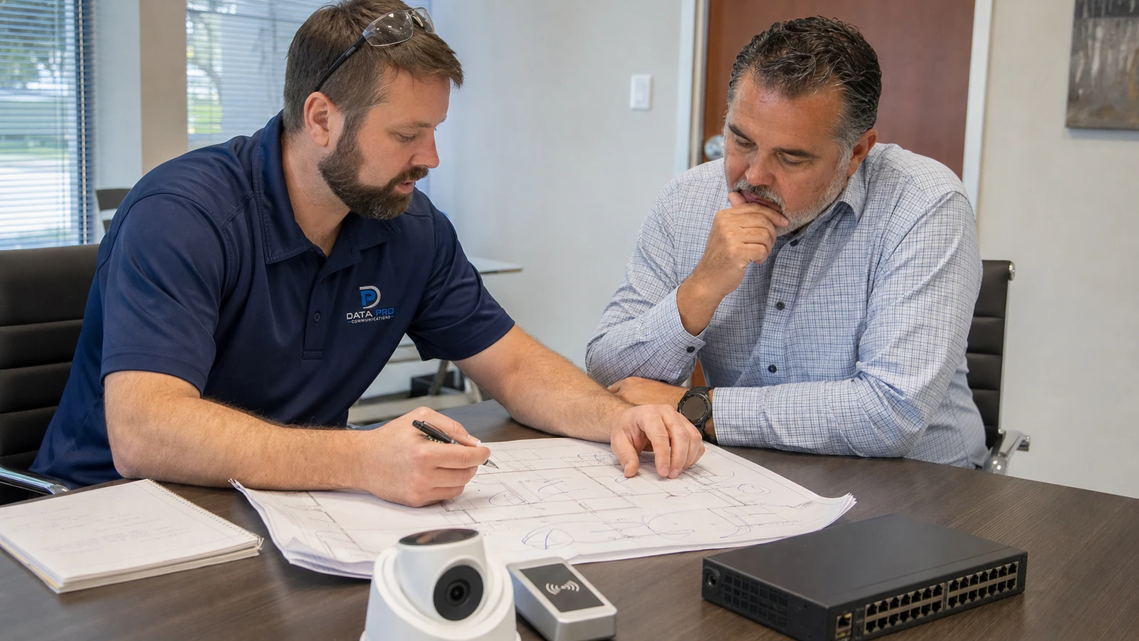 Best Security System in Tampa planning detail for a Tampa commercial property
