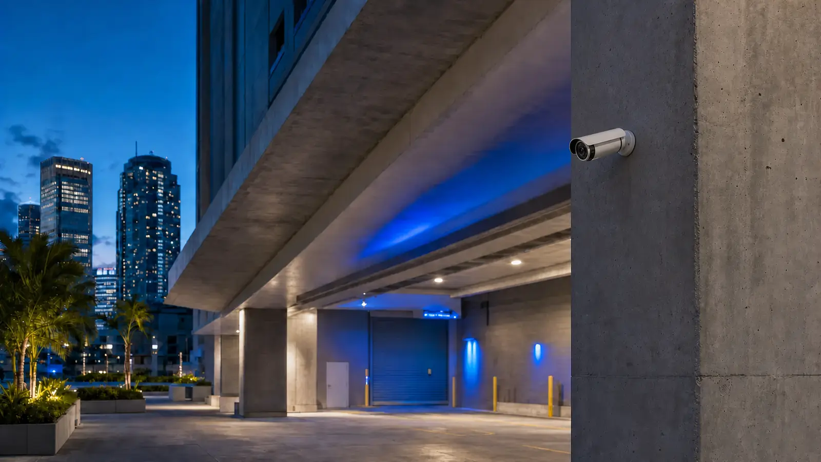 CCTV Camera System in Tampa planning detail for a Tampa commercial property