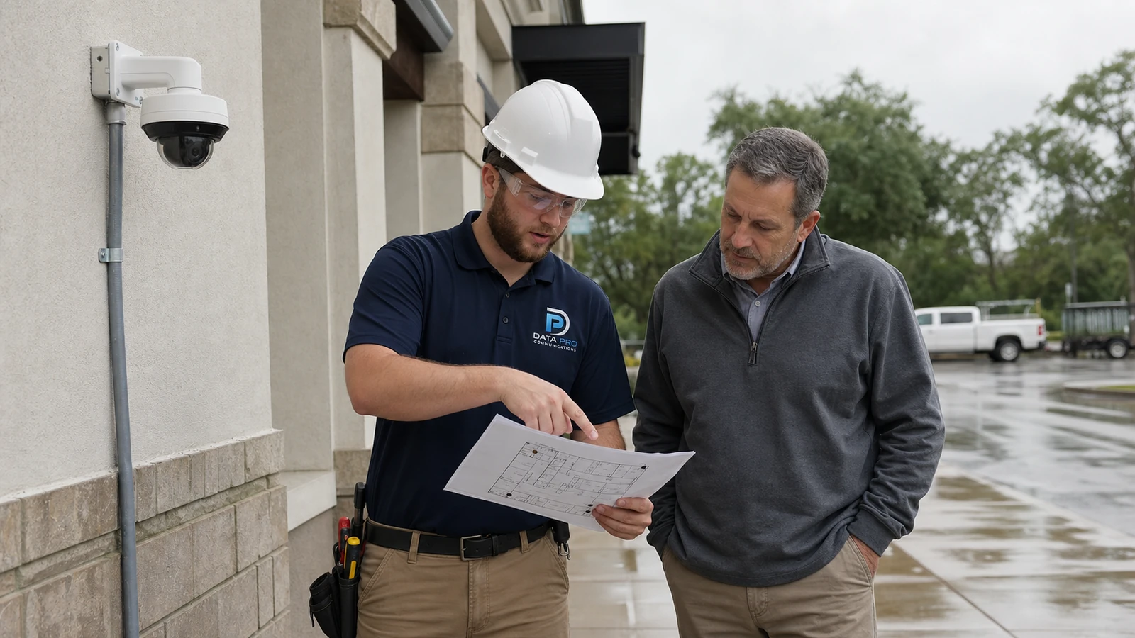 Data Pro Communications project support for Tampa Bay security camera and low-voltage systems