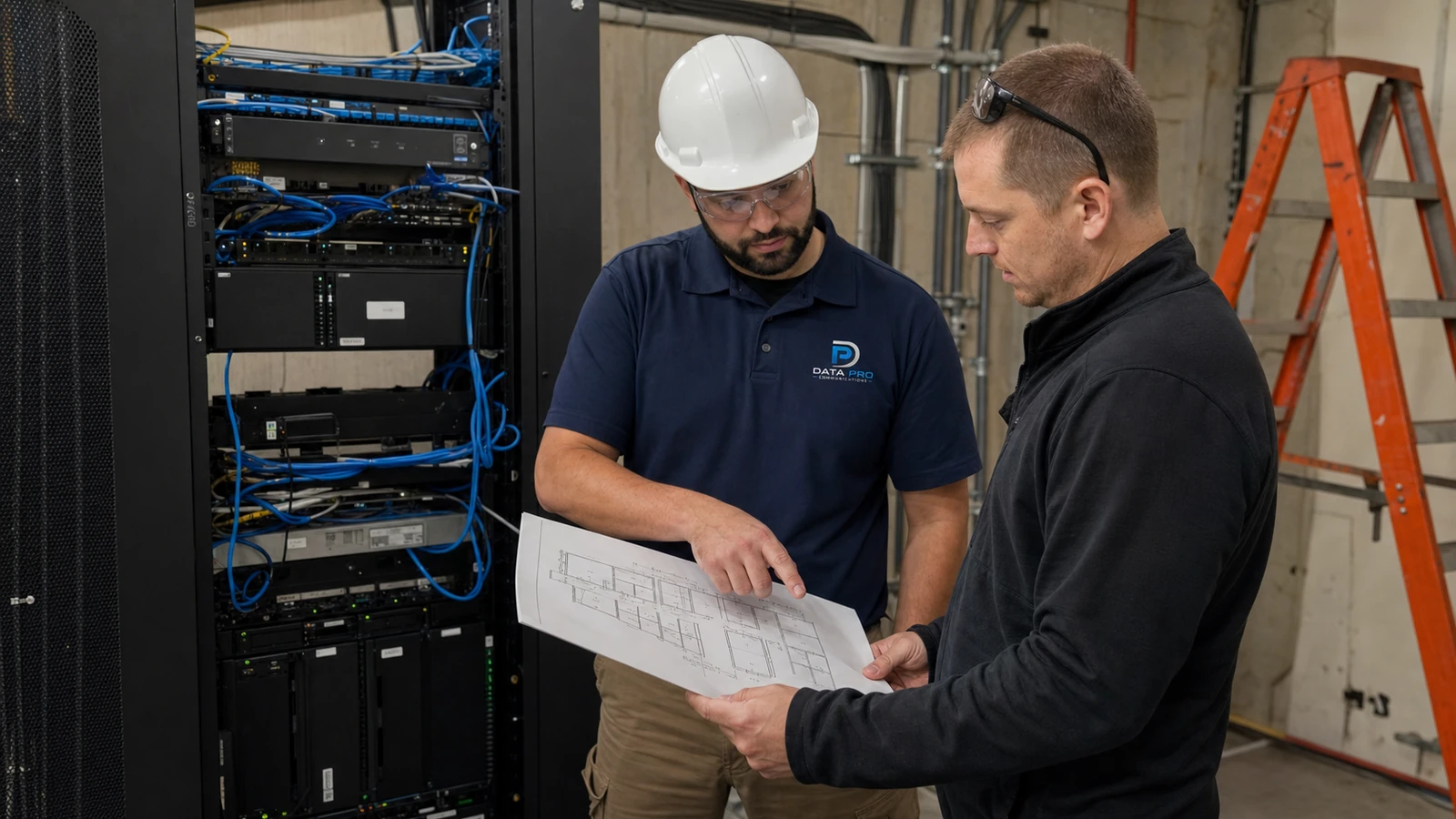 Data Pro Communications project support for Tampa Bay security camera and low-voltage systems