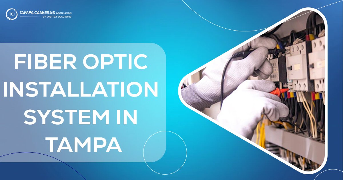 Fiber optic installation system in Tampa