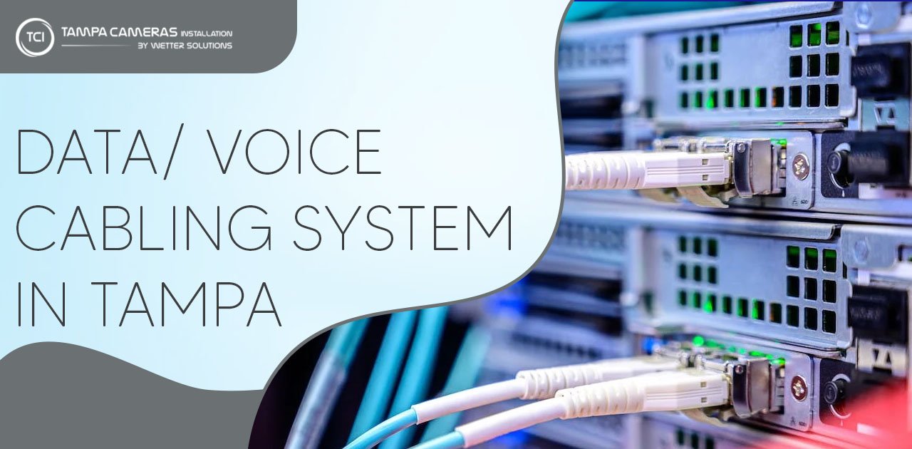 The data/voice cabling system in Tampa is used almost exclusively for the transmission of voice and data information