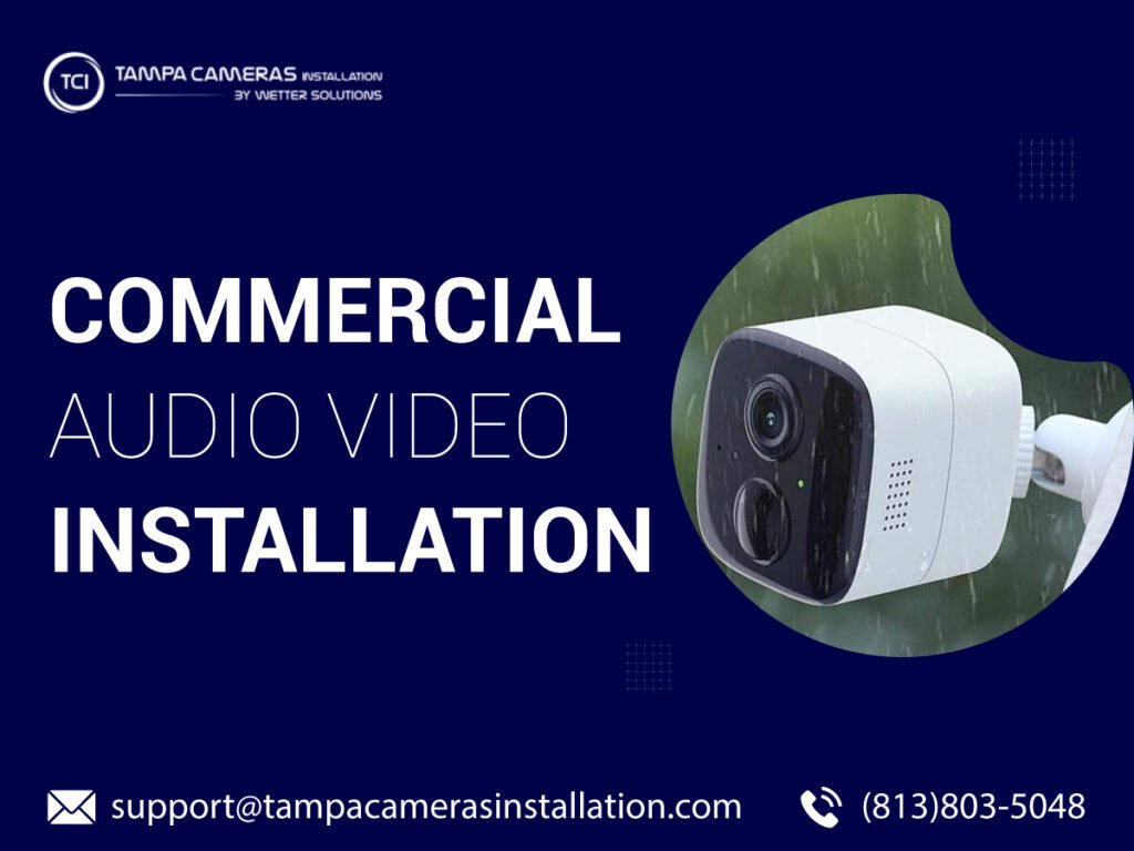 Commercial audio video installation