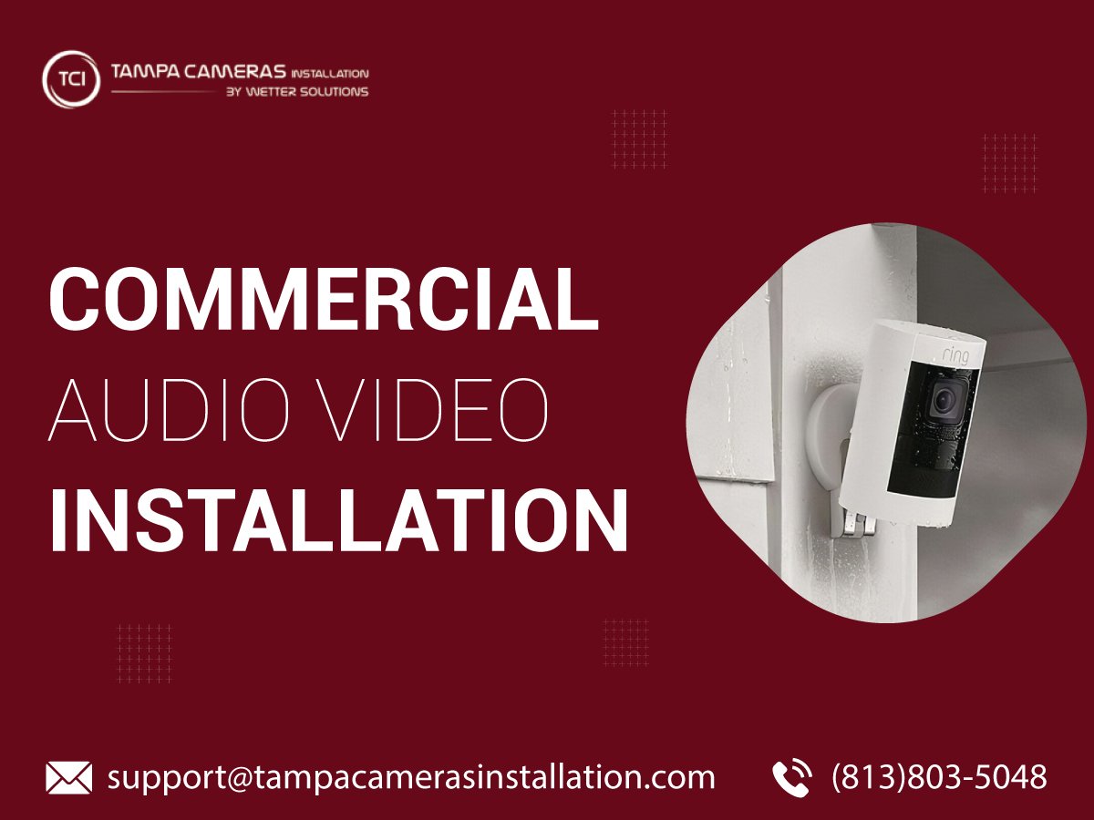 Commercial audio video installation