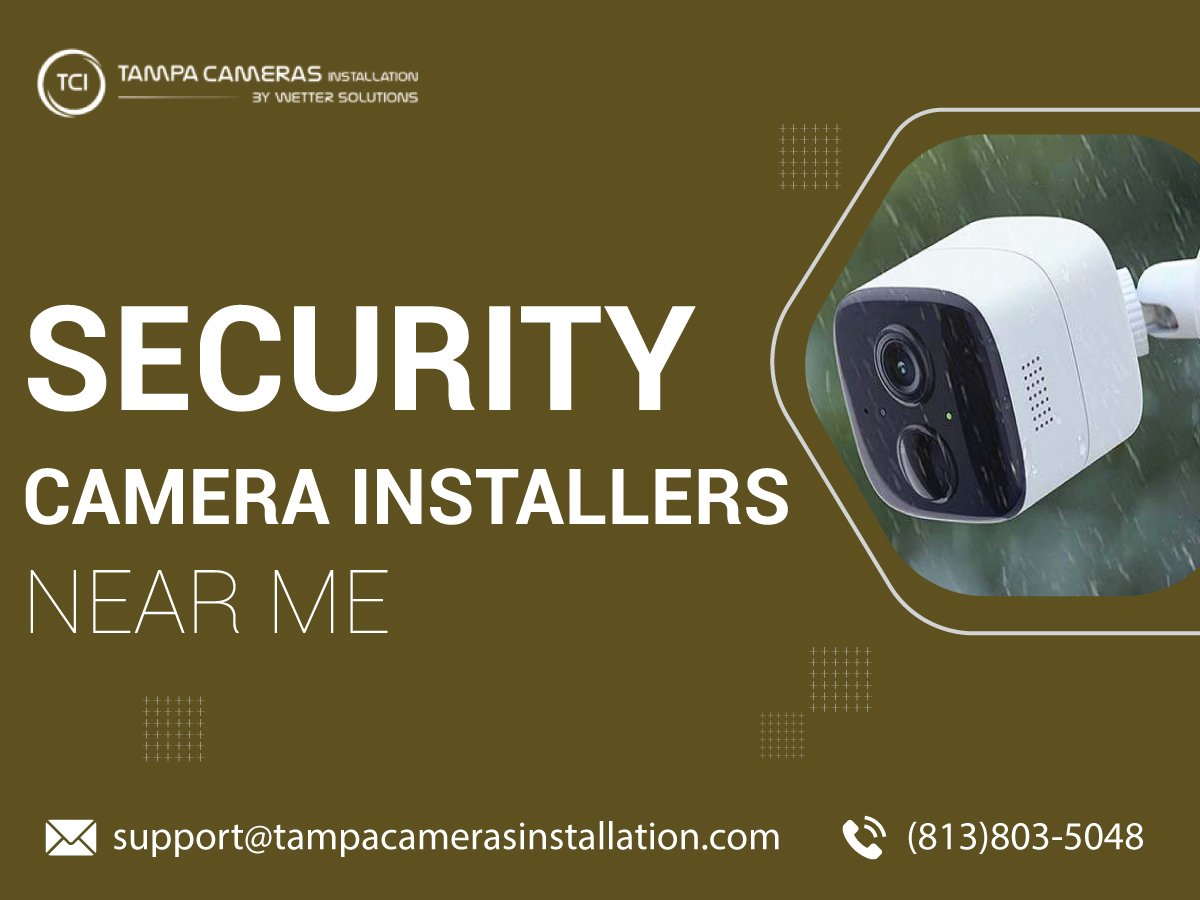 Security camera installers near Tampa